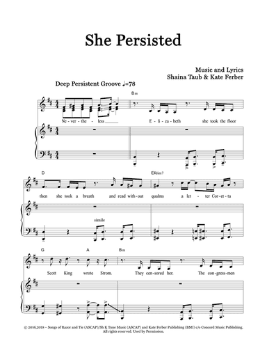 She Persisted (feat. Kate Ferber)