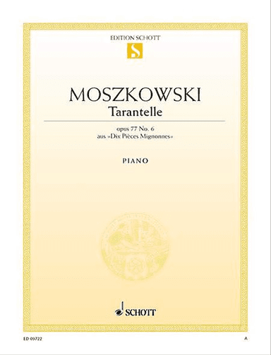 Dix Pieces Mignonnes No. 6, "Tarantella," Op. 77