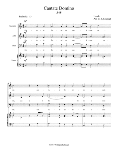 Cantate Domino