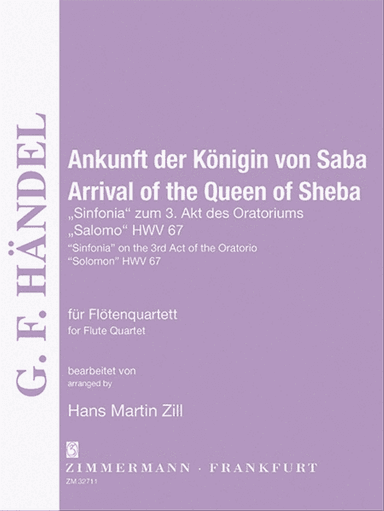 Arrival of the Queen of Sheba HWV 67