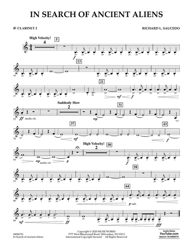 In Search of Ancient Aliens - Bb Clarinet 2