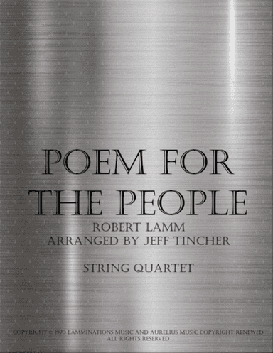 Poem For The People
