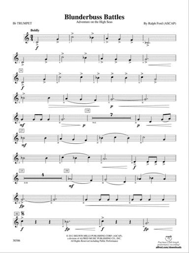 Blunderbuss Battles: 1st B-flat Trumpet