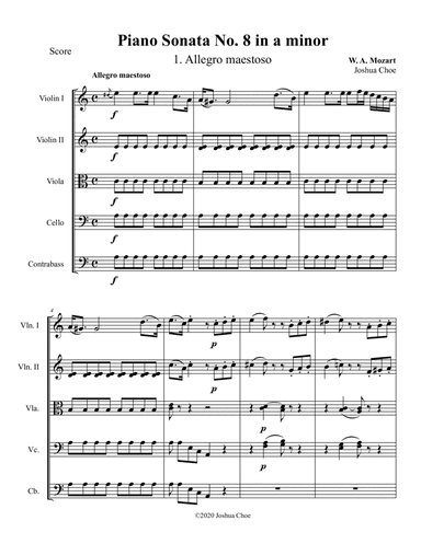 Piano Sonata No. 8, Movement 1