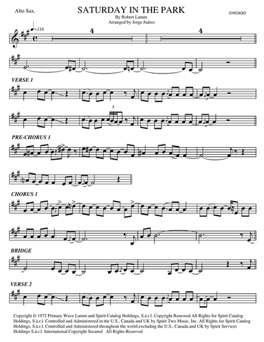 Saturday In The Park