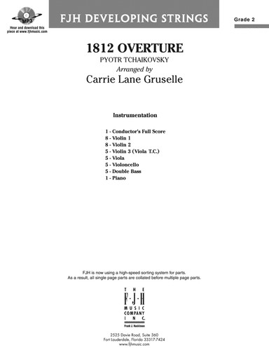 1812 Overture: Score