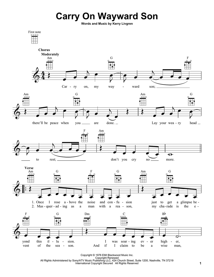 Carry On Wayward Son