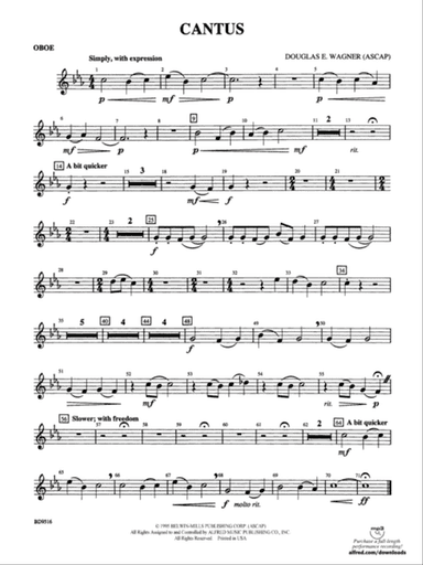 Cantus: Oboe