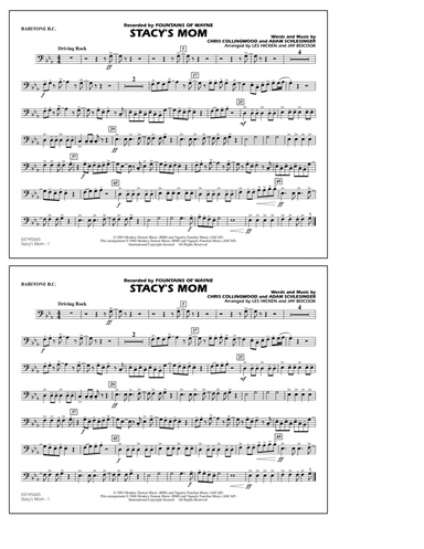 Stacy's Mom (arr. Les Hicken and Jay Bocook) - Baritone B.C.