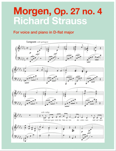 Morgen, Op. 27 no. 4 (D-flat major)
