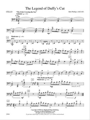 The Legend of Duffy's Cut: Cello