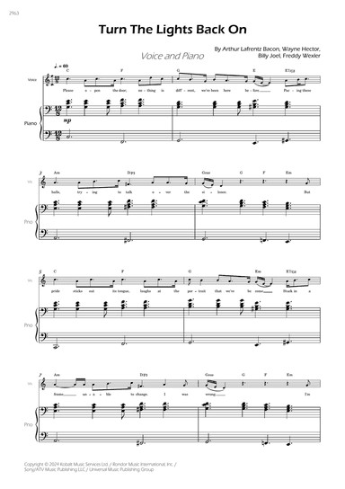 Turn The Lights Back On