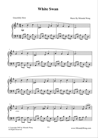 White Swan - Romantic Piano Music by Miranda Wong