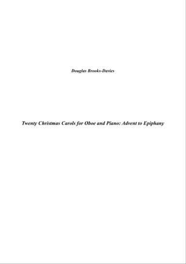 Twenty Christmas Carols for Oboe and Piano: Advent to Epiphany