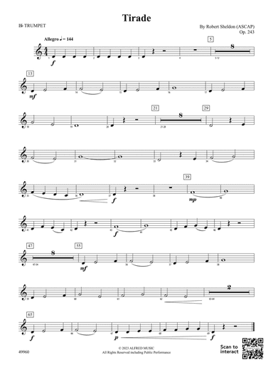 Tirade: 1st B-flat Trumpet