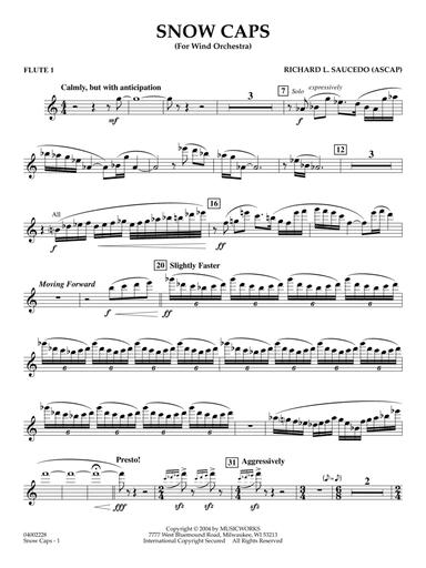 Snow Caps - Flute 1