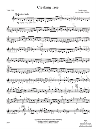 Creaking Tree: 1st Violin