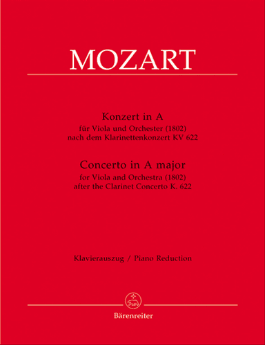 Concerto for Viola and Orchestra A major