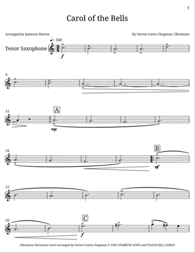 Carol Of The Bells