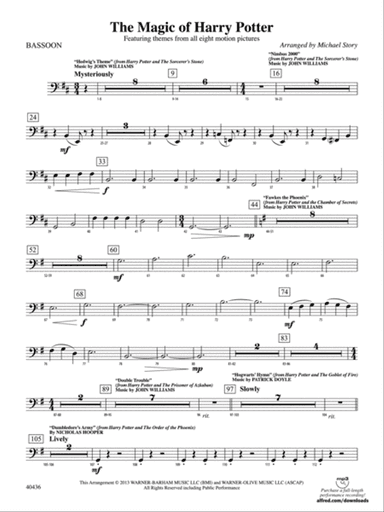 The Magic of Harry Potter: Bassoon