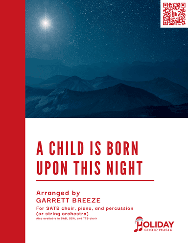A Child Is Born Upon This Night (SATB)