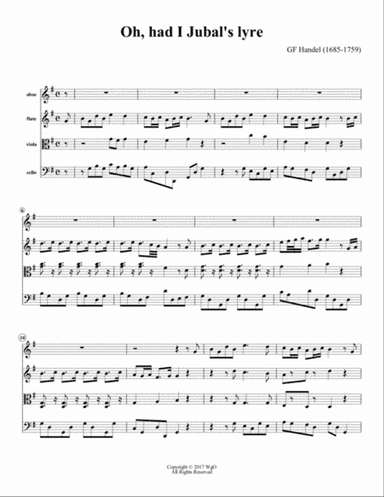 Oh, had I Jubal's lyre