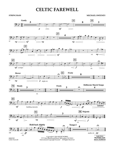 Celtic Farewell - String Bass