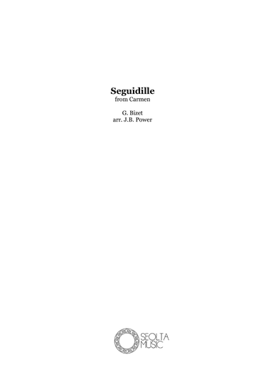 Près des remparts de Séville (Seguidille) for soprano solo and concert band