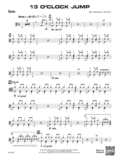 13 O'Clock Jump: Drums
