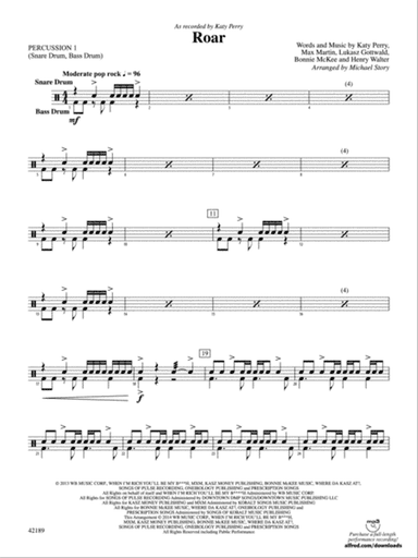 Roar: 1st Percussion