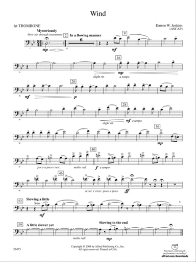 Wind: 1st Trombone