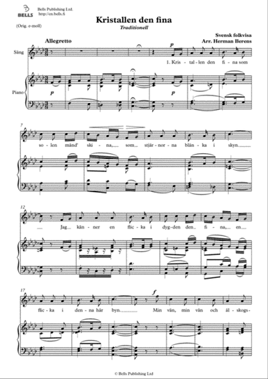 Kristallen den fina (F minor)