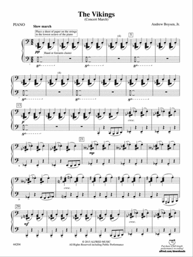 The Vikings: Piano Accompaniment