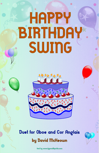 Happy Birthday Swing, for Oboe and Cor Anglais (or English Horn) Duet