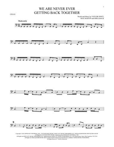 We Are Never Ever Getting Back Together