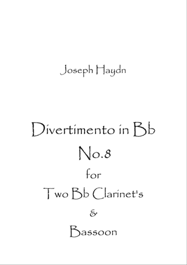 Divertimento in Bb. No.8
