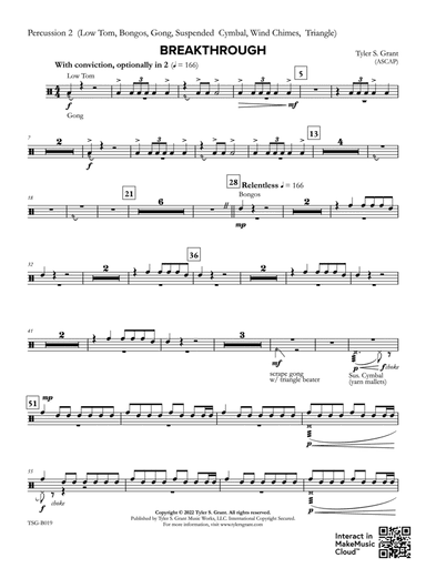 Breakthrough: 2nd Percussion