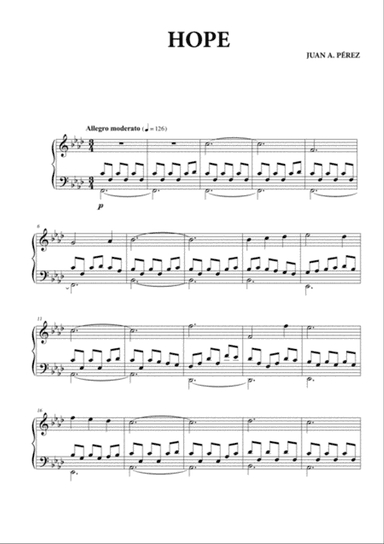 Hope - Piano