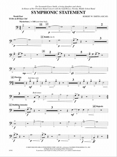 Symphonic Statement: (wp) B-flat Tuba B.C.