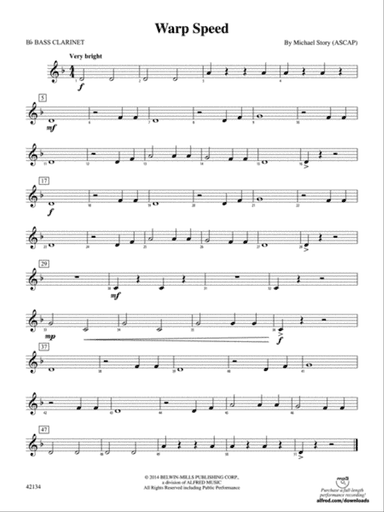 Warp Speed: B-flat Bass Clarinet