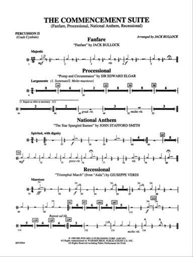 Commencement Suite: 2nd Percussion