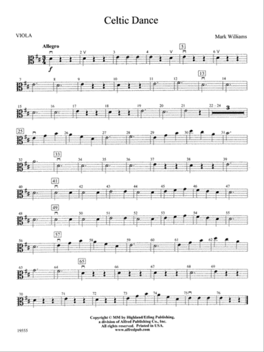 Celtic Dance: Viola