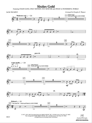 Sixties Gold: 3rd B-flat Trumpet