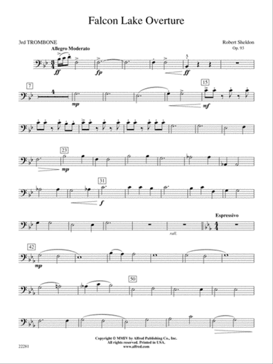 Falcon Lake Overture: 3rd Trombone