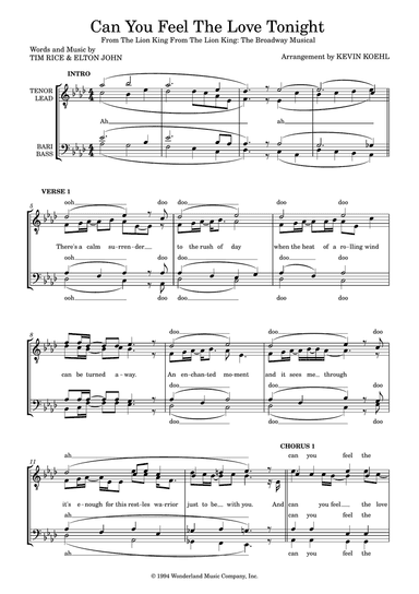 Can You Feel The Love Tonight