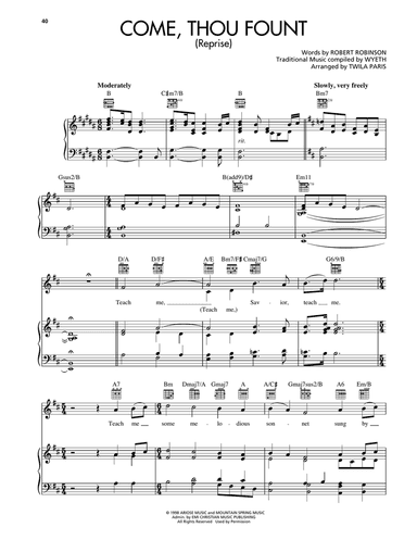 Come, Thou Fount (Reprise)