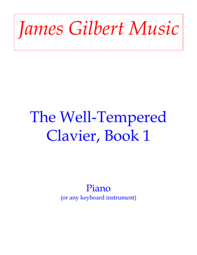 The Well-Tempered Clavier, Book 1