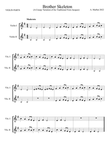 Brother Skeleton - Violin