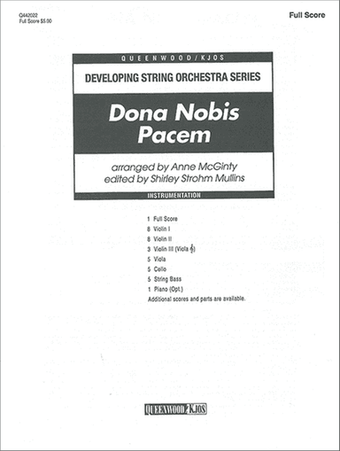 Dona Nobis Pacem - Score