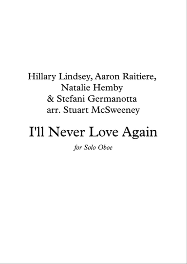 I'll Never Love Again